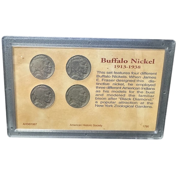 Coins of The American Frontier Buffalo Nickel Collection Dates 1930, 35, 36, 37 - Picture 4 of 16